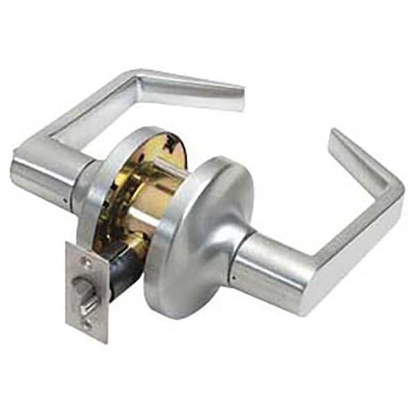 Tell Grade 1 Cylindrical Lock, Passage, Lever, Satin Chrome, 2-3/4 Inch Backset, SFIC Less Core-Small L1010-26D - main